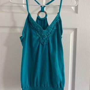 Green Tank Top by Self Esteem